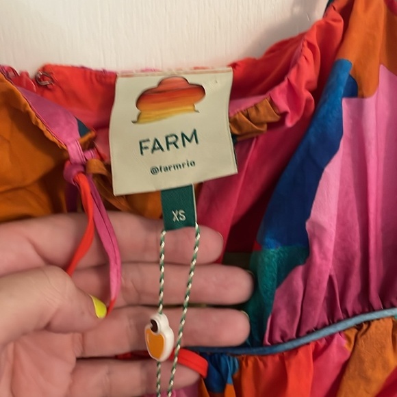 NWT FARM Rio Red Tropical Print Jumper size XS - Picture 6 of 7